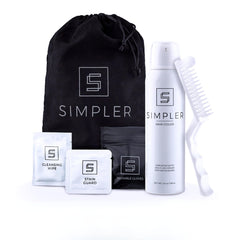 SIMPLER HAIR COLOR front packaging showing light brown kit and benefits