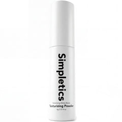 Simpletics front packaging showing compact travel-ready container and clean design