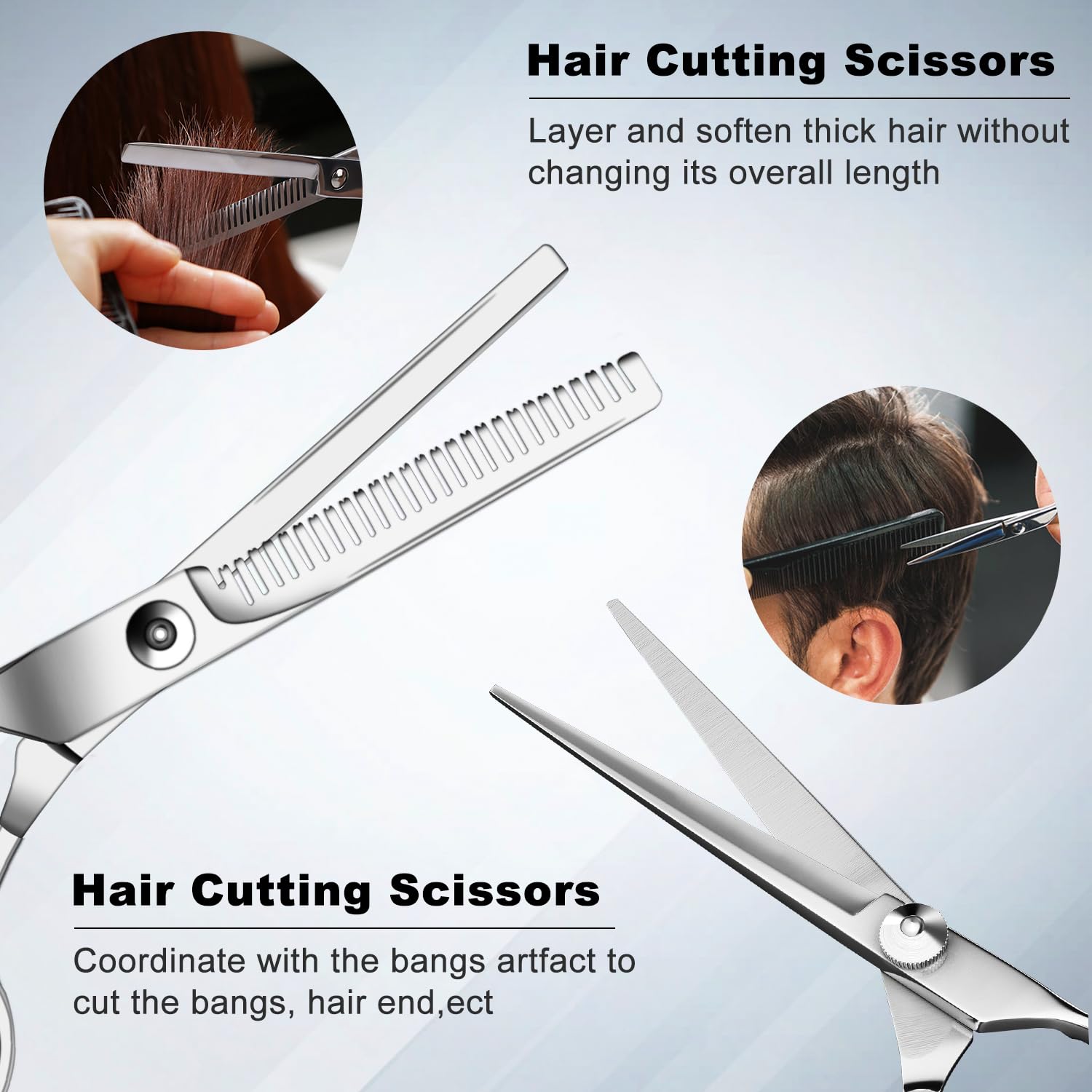 Sirabe razor comb in hand demonstrating safe trimming and precision