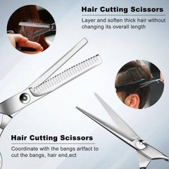 Sirabe razor comb in hand demonstrating safe trimming and precision