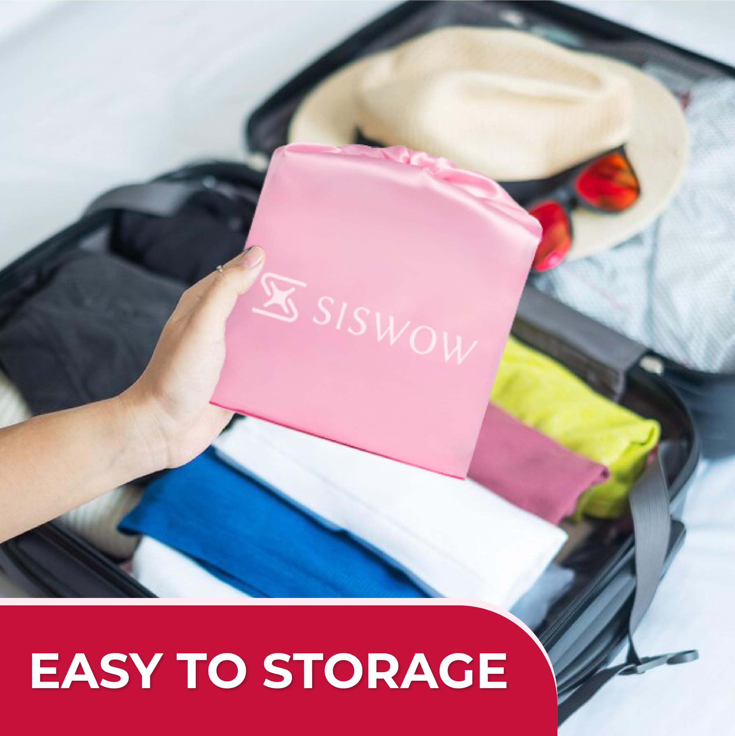 SISWOW included accessories and plug showing ready-to-use convenience benefit