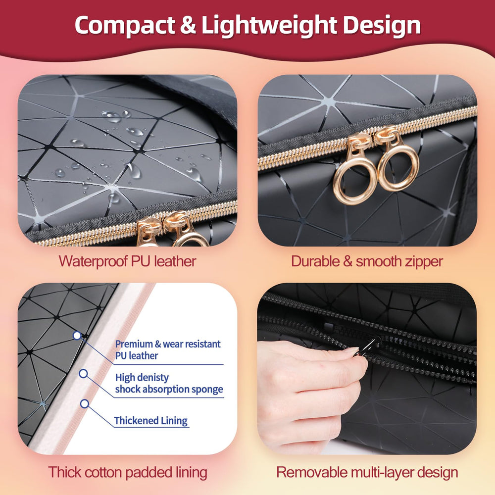 SIYNPAV bottom compartment mesh pocket storing small tools neatly