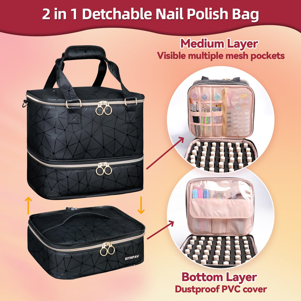 SIYNPAV upper compartment with elastic pockets holding tools and lamp