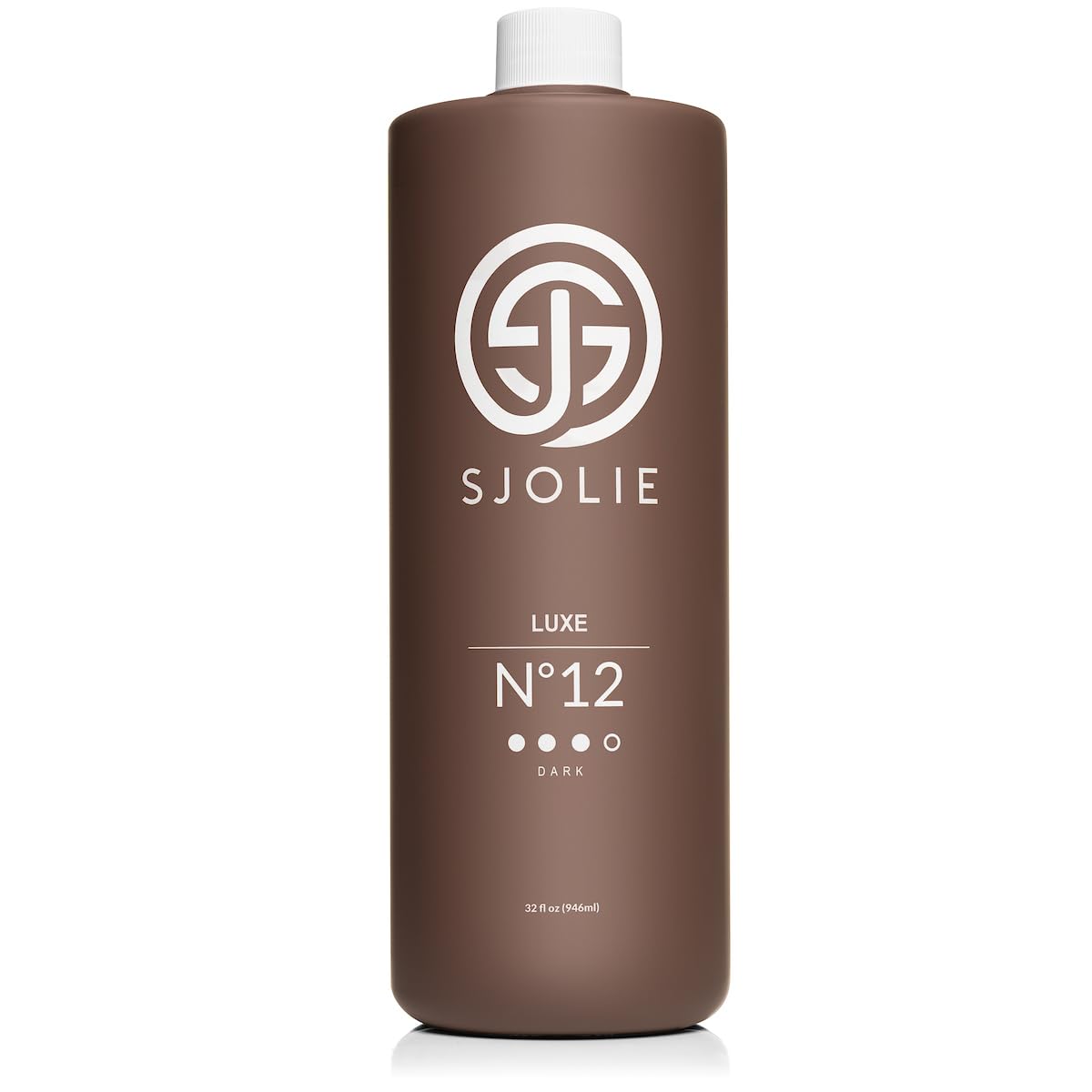SJOLIE SUNLESS front bottle showing label and 32oz size for professional use