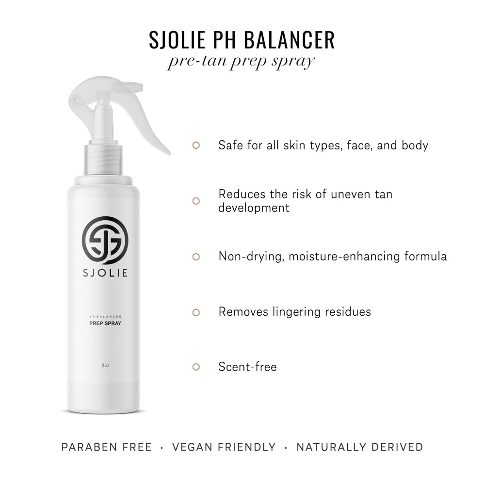 SJOLIE SUNLESS close-up mist texture demonstrating lightweight fast-drying benefit