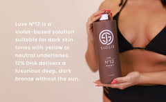 SJOLIE SUNLESS close-up texture of solution showing smooth blend for even coverage