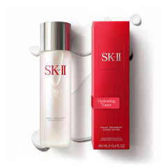 SK-II front bottle view showing label and clean packaging for quick identification