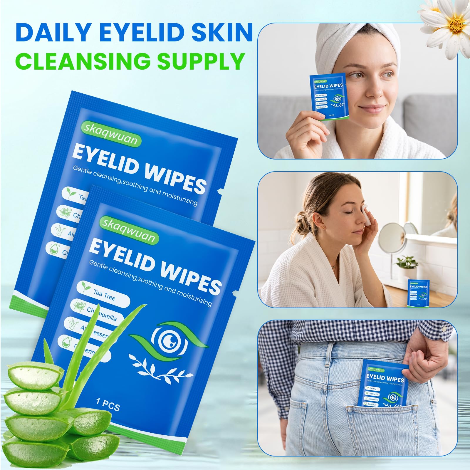 skaqwuan wipe removing eye makeup demonstrating effective cleanup benefit
