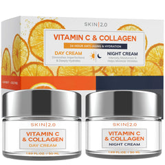 Skin 2.0 duo front packaging showing bottles and brand benefit
