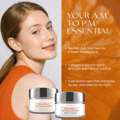 Skin 2.0 ingredients bowl with vitamin C and collagen highlighting nourishing formulas