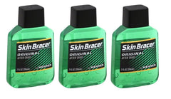 Skin Bracer bottle front packaging showing brand and cooling aftershave benefit