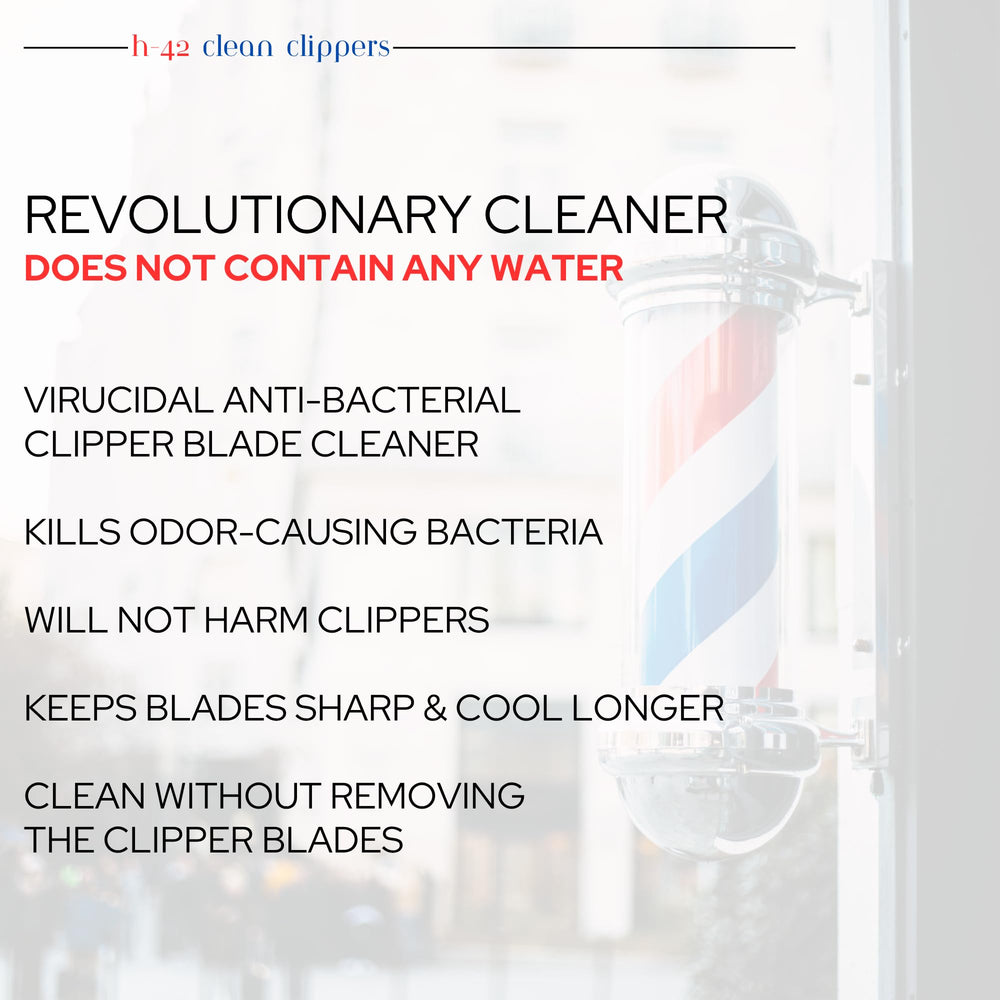 Skin Revolution H-42 being used in a barbershop to speed up between-client maintenance