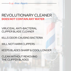 Skin Revolution H-42 being used in a barbershop to speed up between-client maintenance