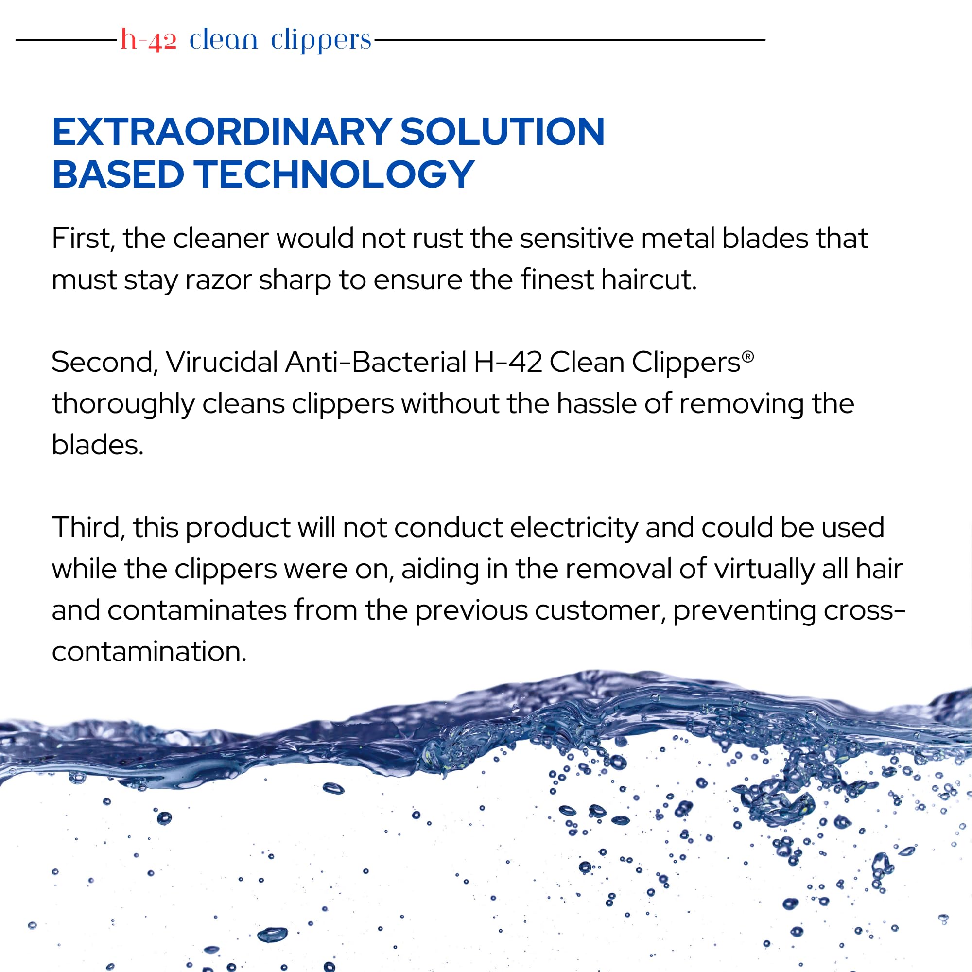 Skin Revolution H-42 packaging detail showing updated bottle design for safer shipping