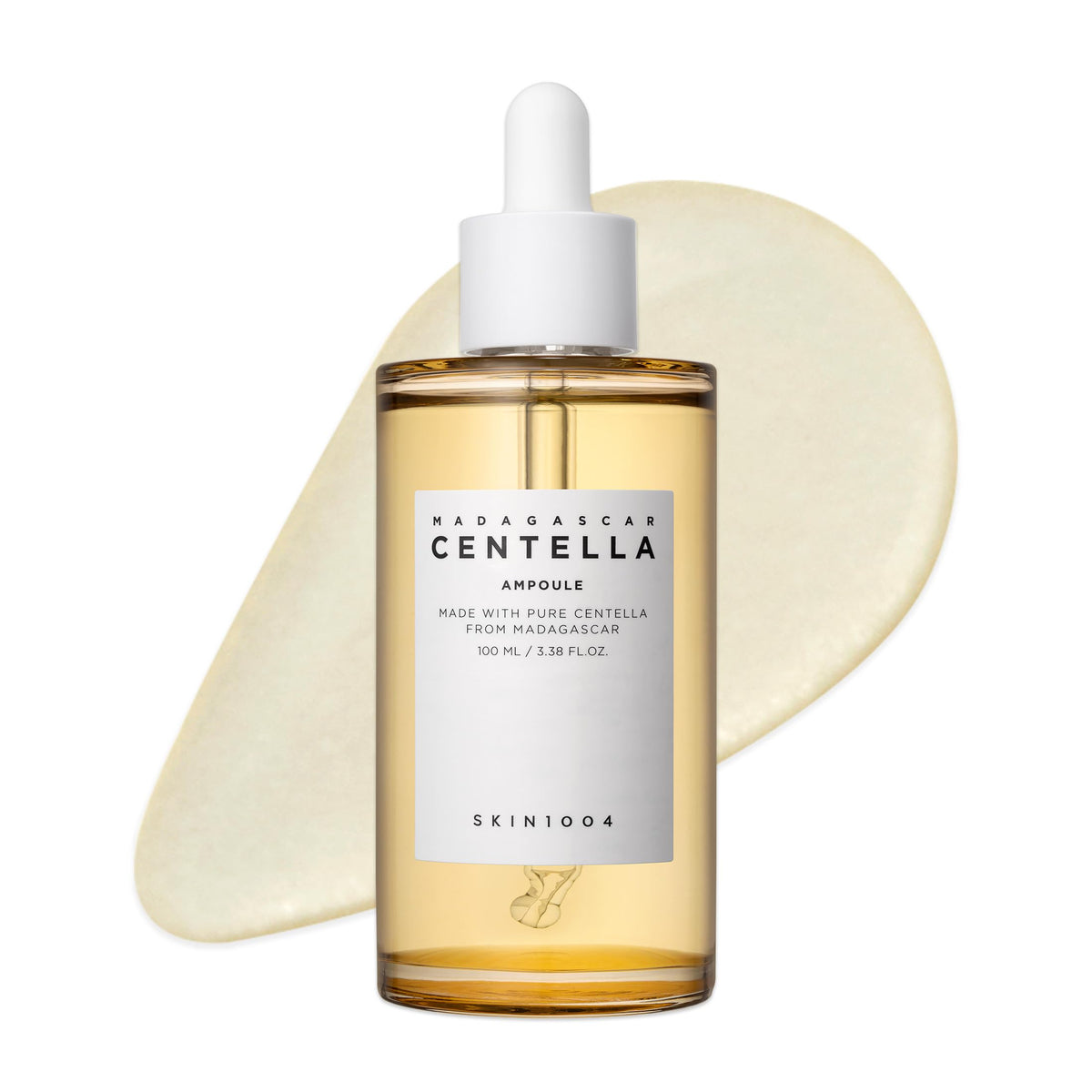 SKIN1004 front bottle shot showing clean packaging and calming serum benefits