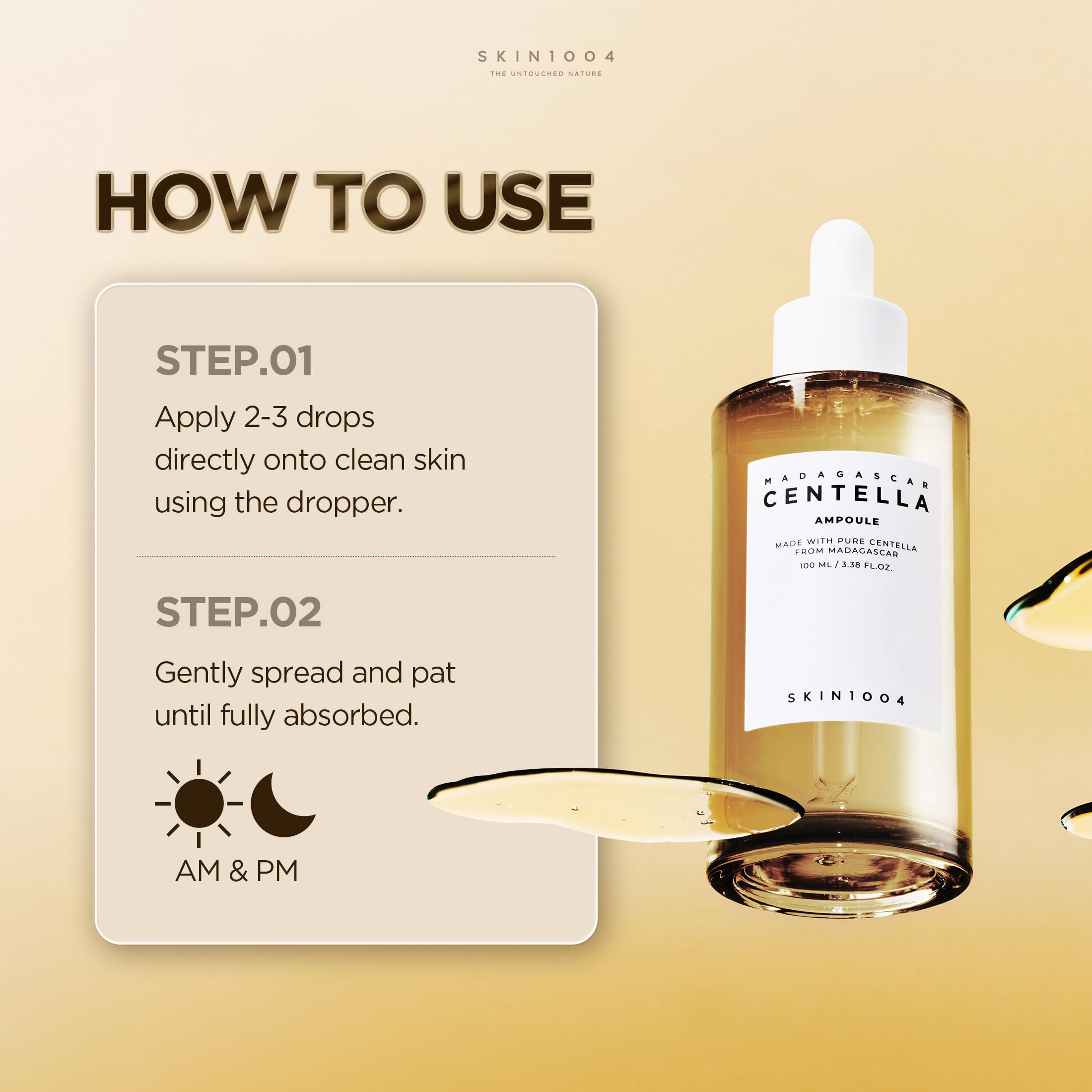 SKIN1004 ampoule beside moisturizer illustrating layered routine compatibility