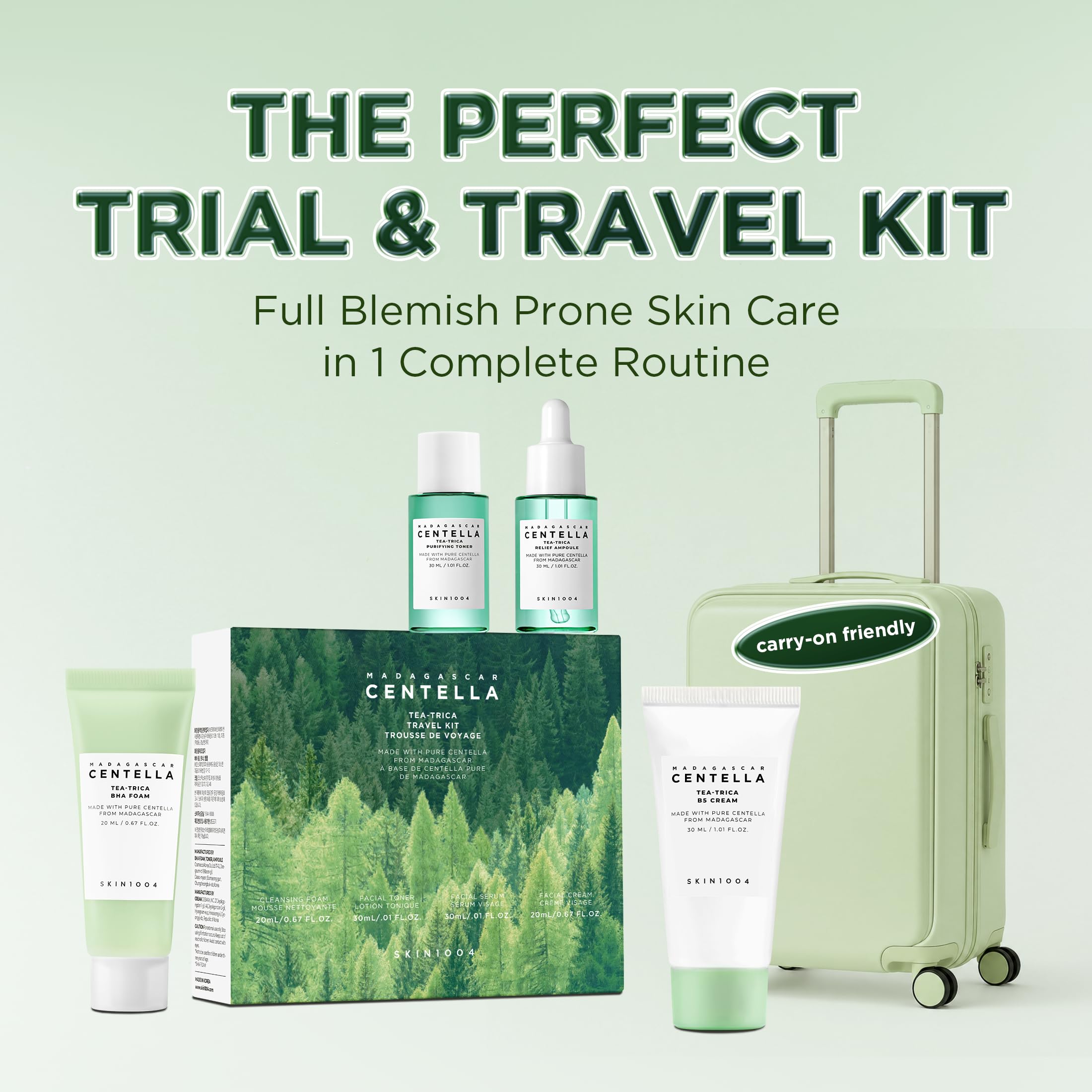 SKIN1004 product application on hand showing fast absorption and soothing benefit