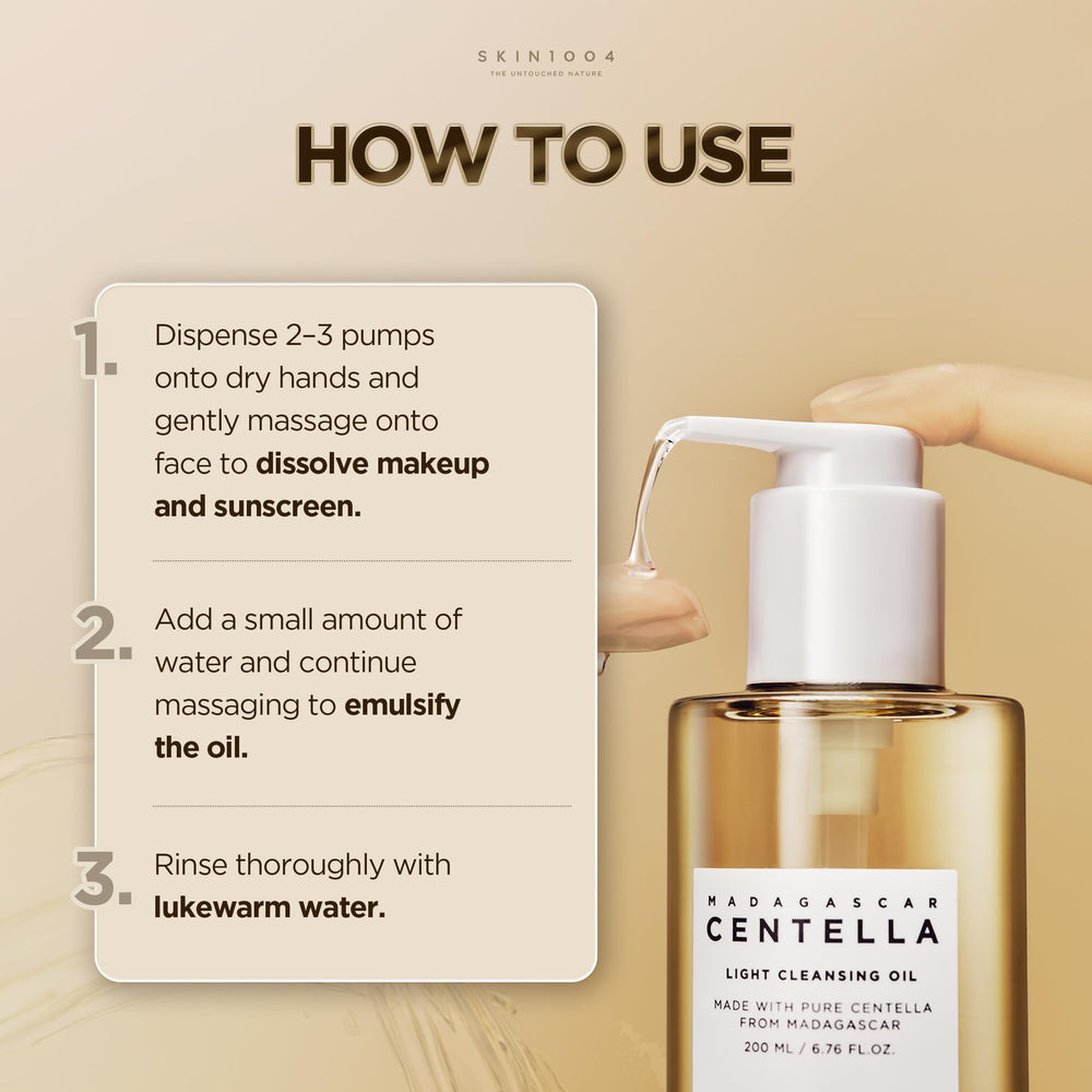 SKIN1004 bottle next to ruler indicating 200ml size and travel-ready convenience