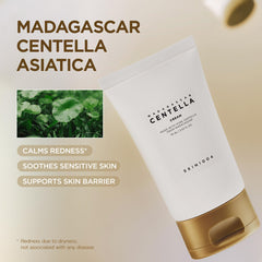 SKIN1004 close-up of key botanical ingredients highlighting centella and natural benefits