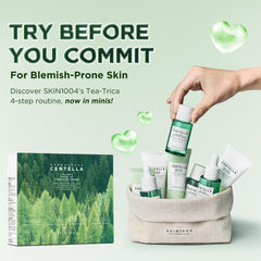 SKIN1004 essence being poured to show lightweight hydration and calming benefit