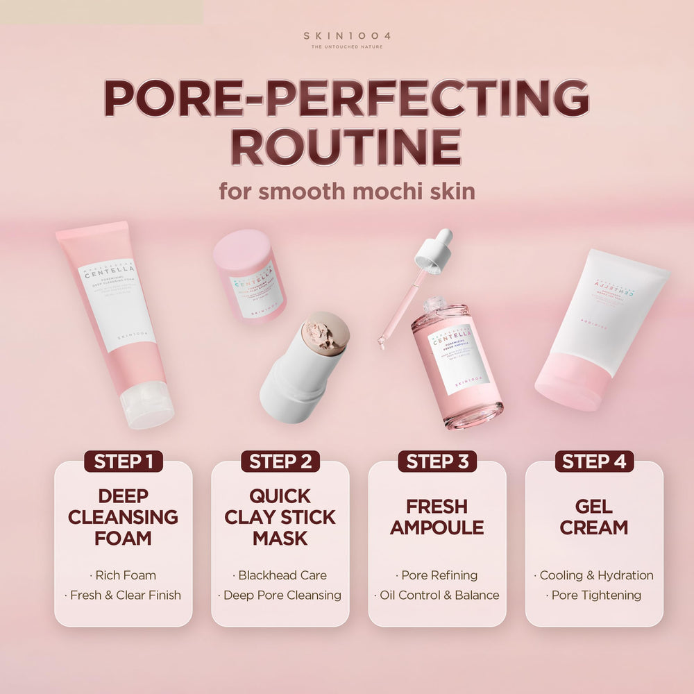 SKIN1004 centella plant and clay elements representing soothing botanicals