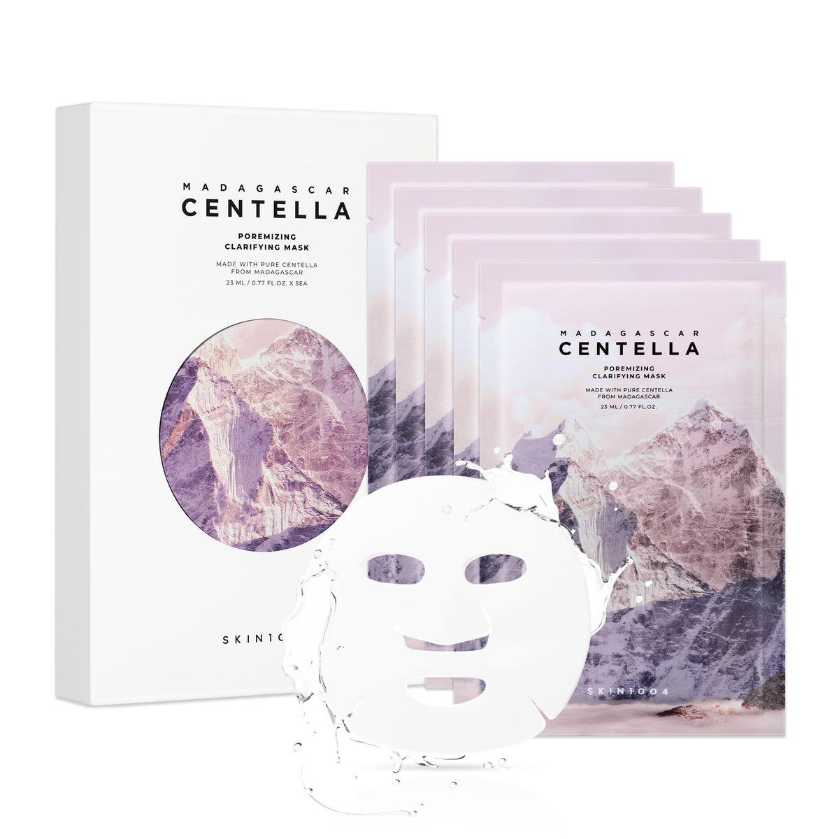 SKIN1004 front packaging showing five individual sachets and product name
