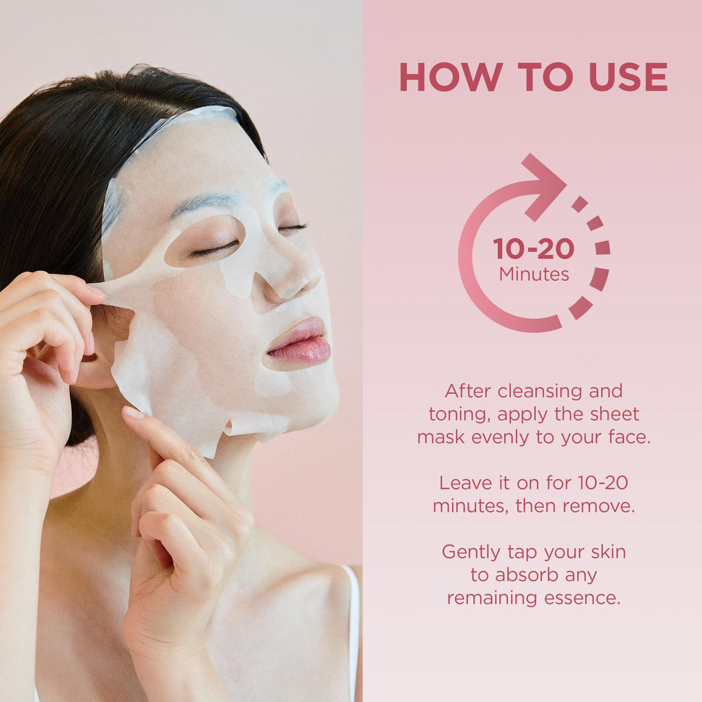 SKIN1004 mask displayed in bathroom scene conveying easy at-home spa use