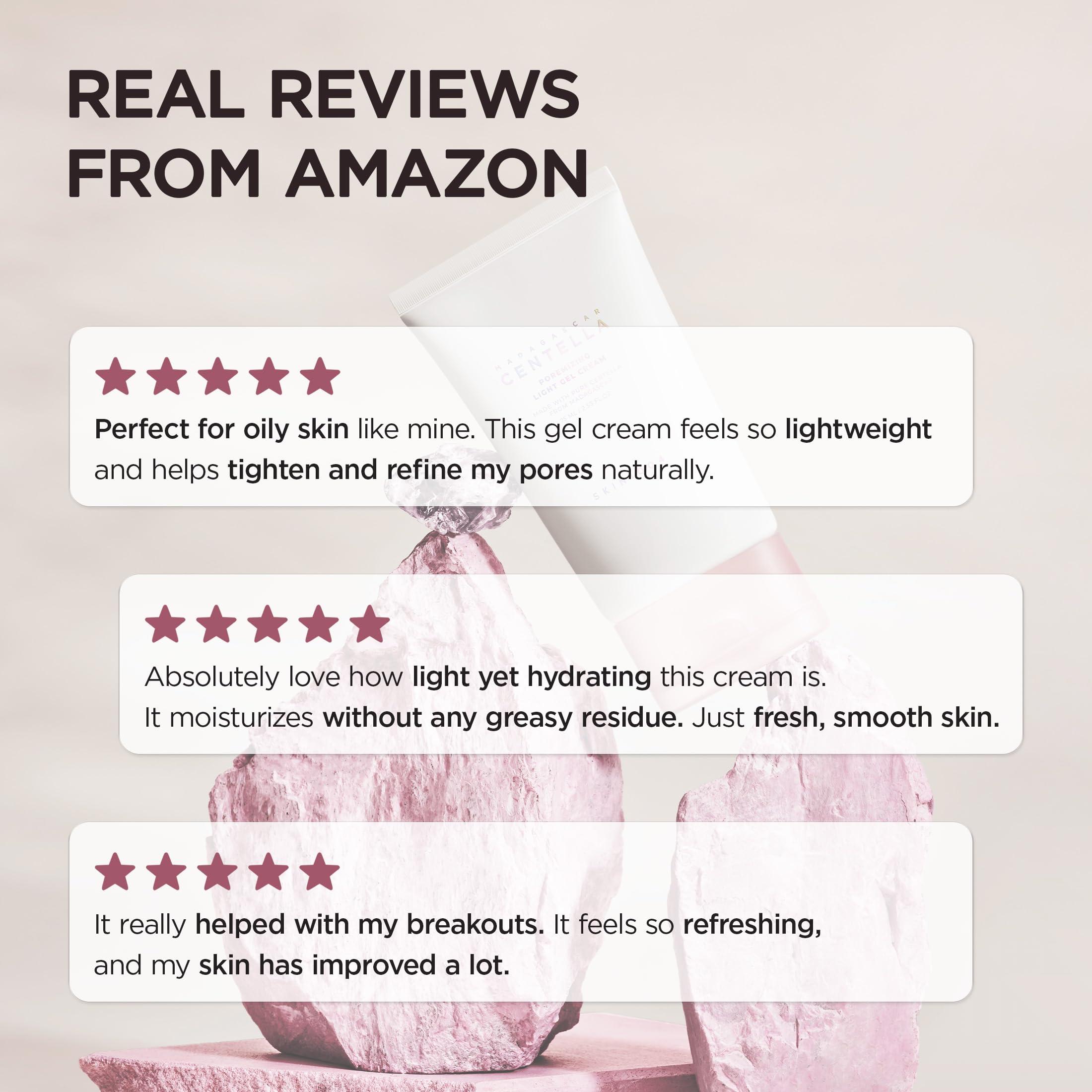 SKIN1004 Himalayan pink salt crystals in bowl benefit: oil-balancing element visual