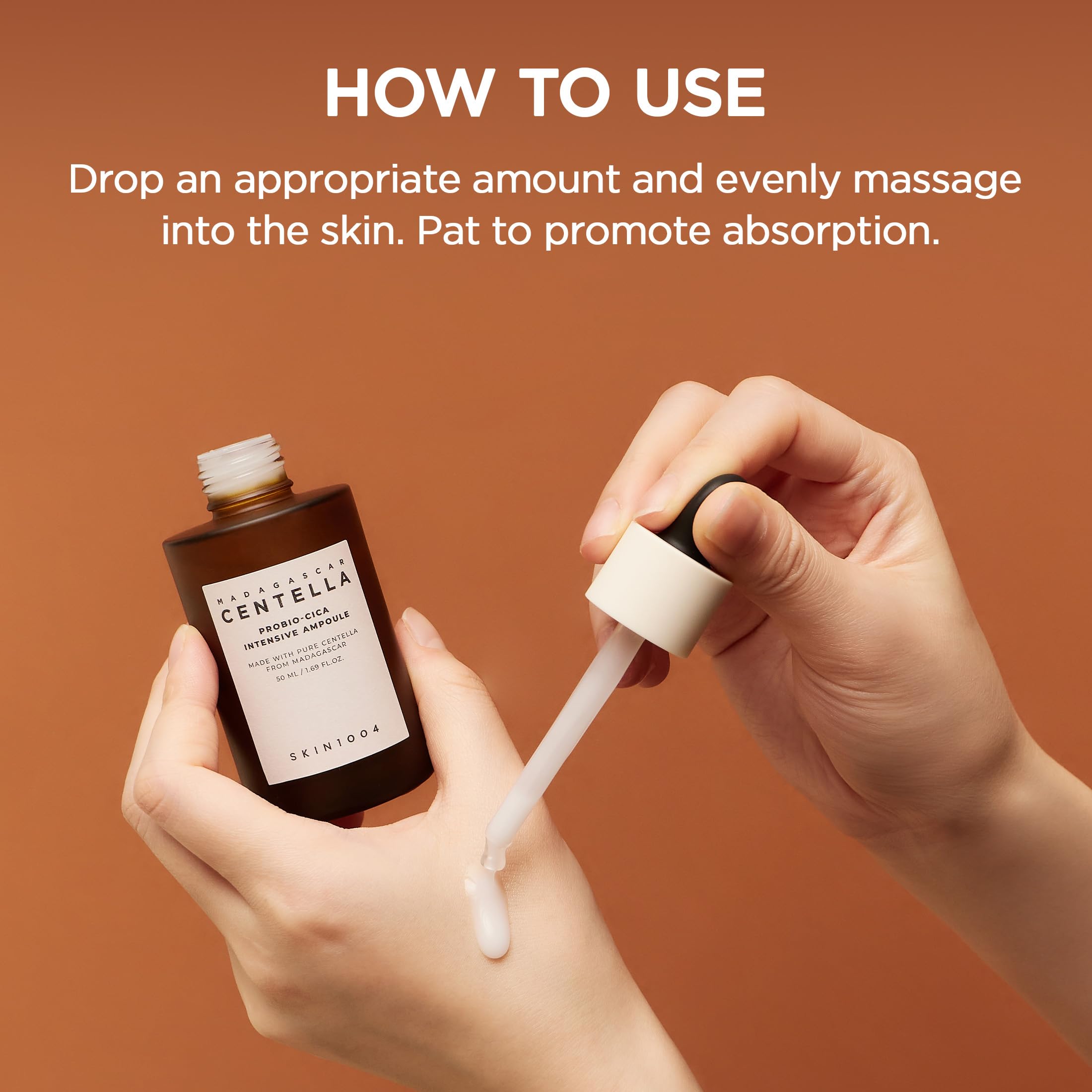 SKIN1004 ampoule on bathroom counter as part of daily skincare routine