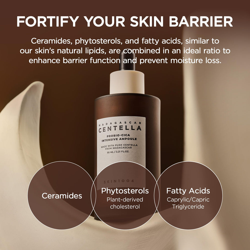 SKIN1004 ingredient label highlighting ceramides and fermented centella