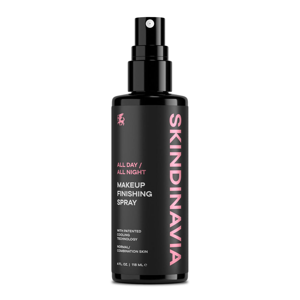 SKINDINAVIA front bottle showing sleek packaging and long-wear benefit
