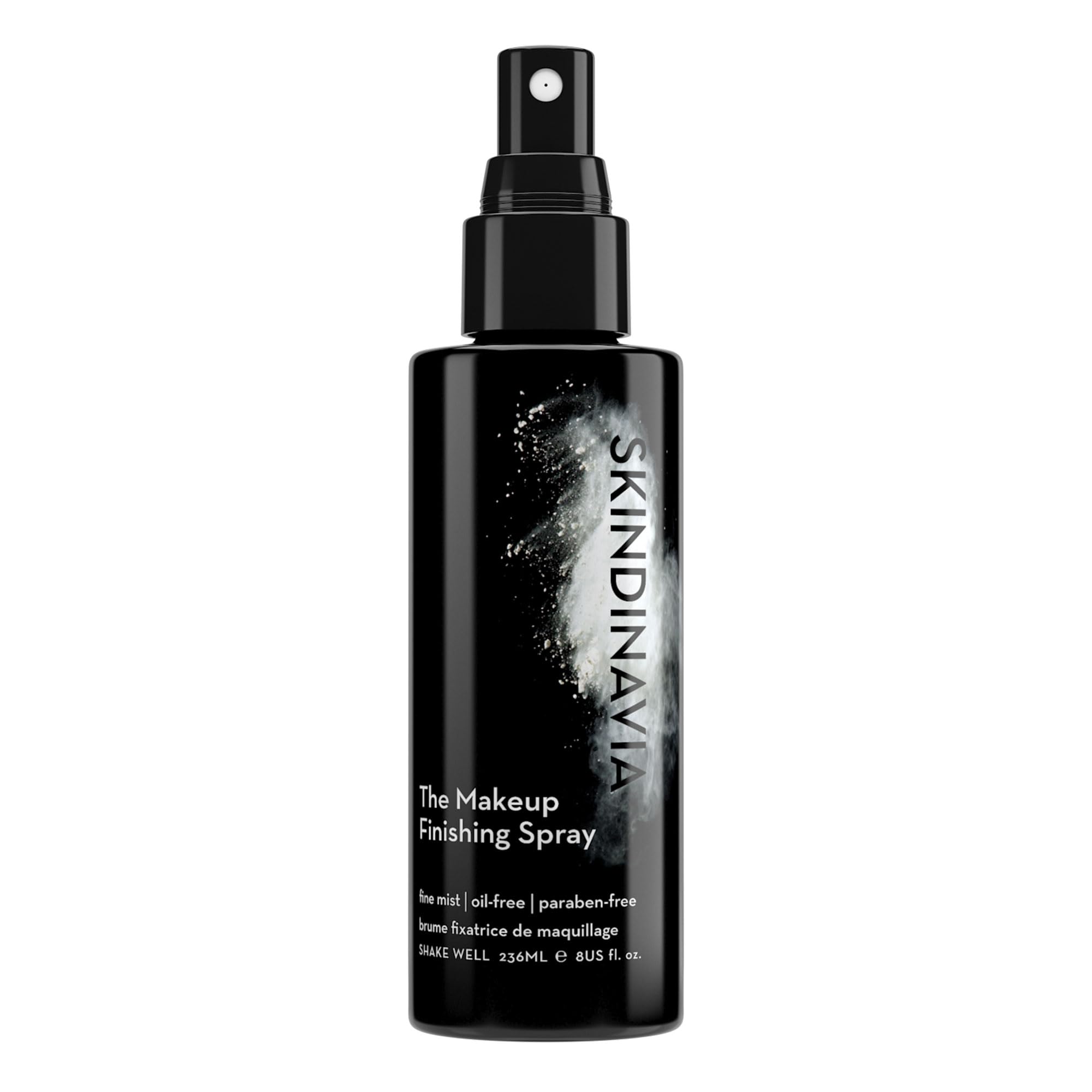 Skindinavia front bottle showing sleek packaging and reliable finishing benefit