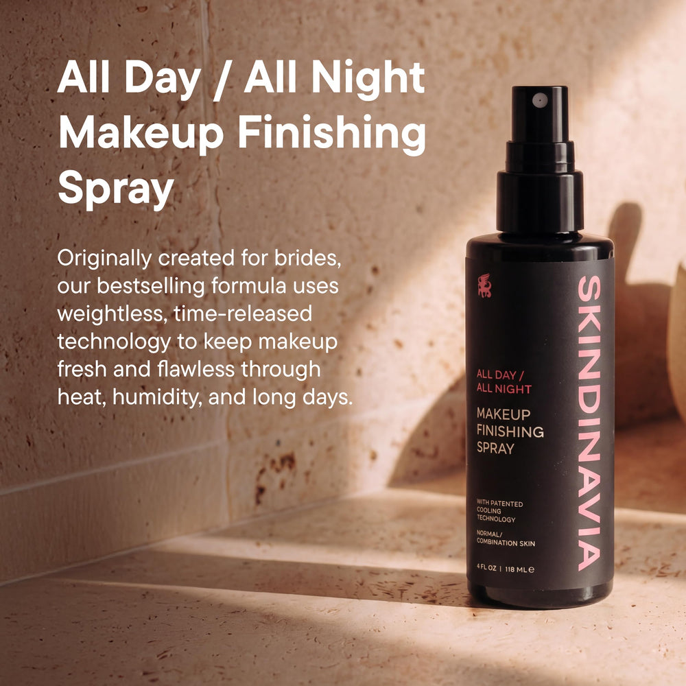 SKINDINAVIA fine mist spray in motion benefiting even coverage and quick drying