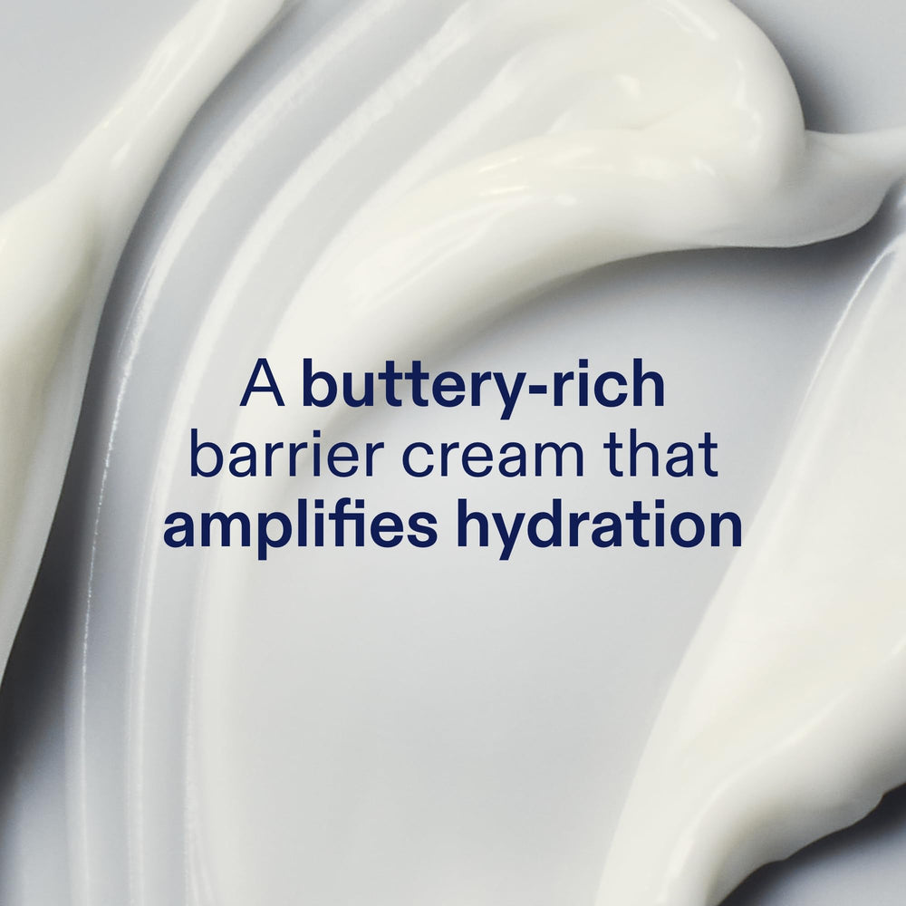 Skinfix open jar revealing rich cream texture that provides deep hydrating comfort