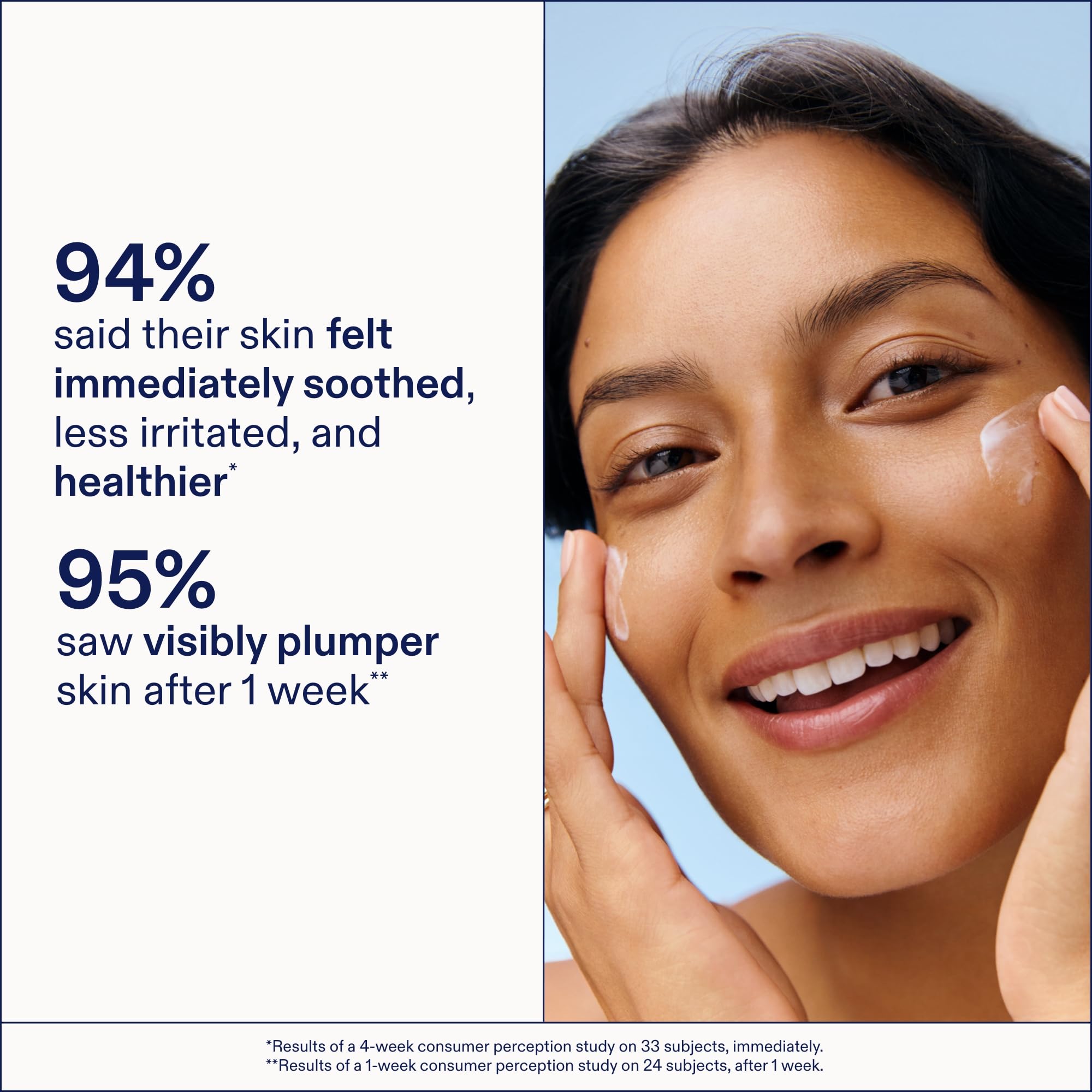 Skinfix ingredient label emphasizing peptides and lipid benefits