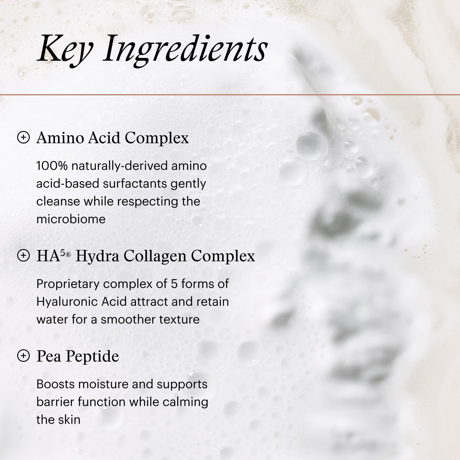 SkinMedica depiction of hyaluronic and collagen ingredients for plumping