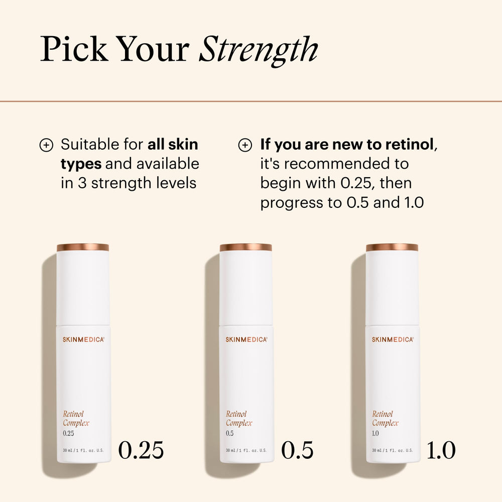 SkinMedica bottle next to moisturizer, suggests layering and hydration benefit