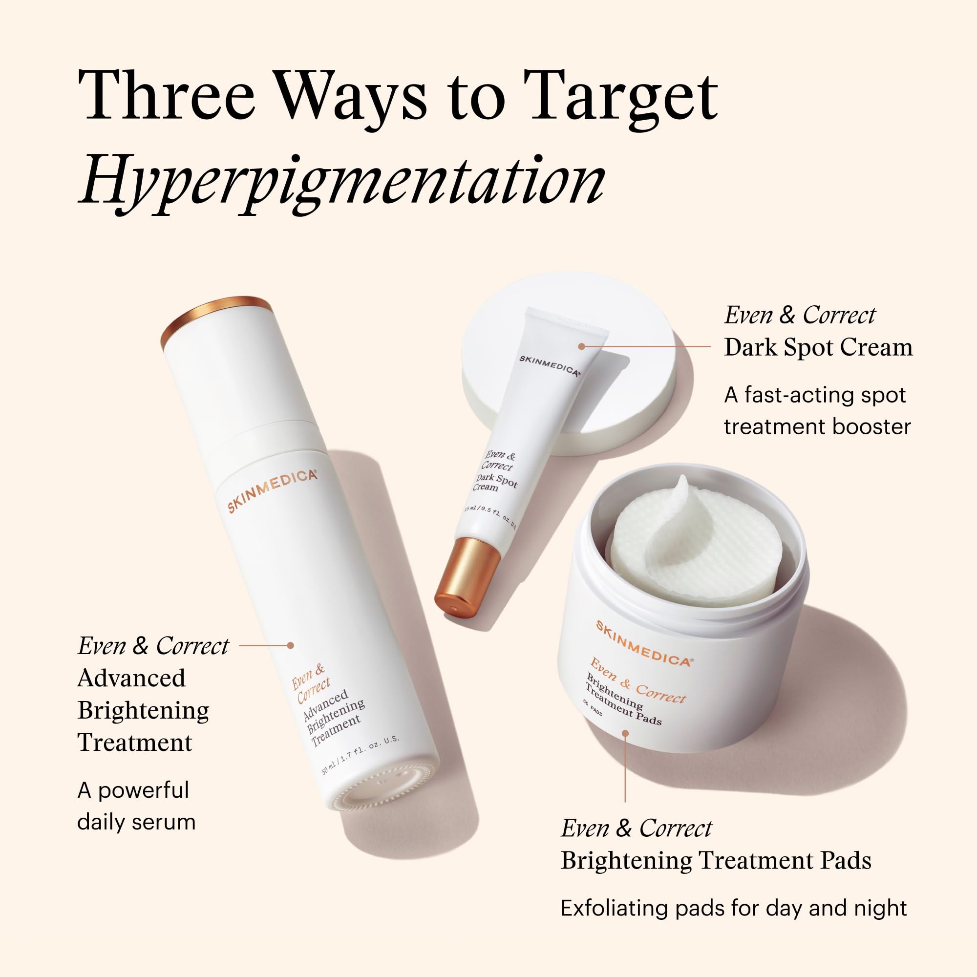 SkinMedica next to ruler to show compact size and travel-friendly portability