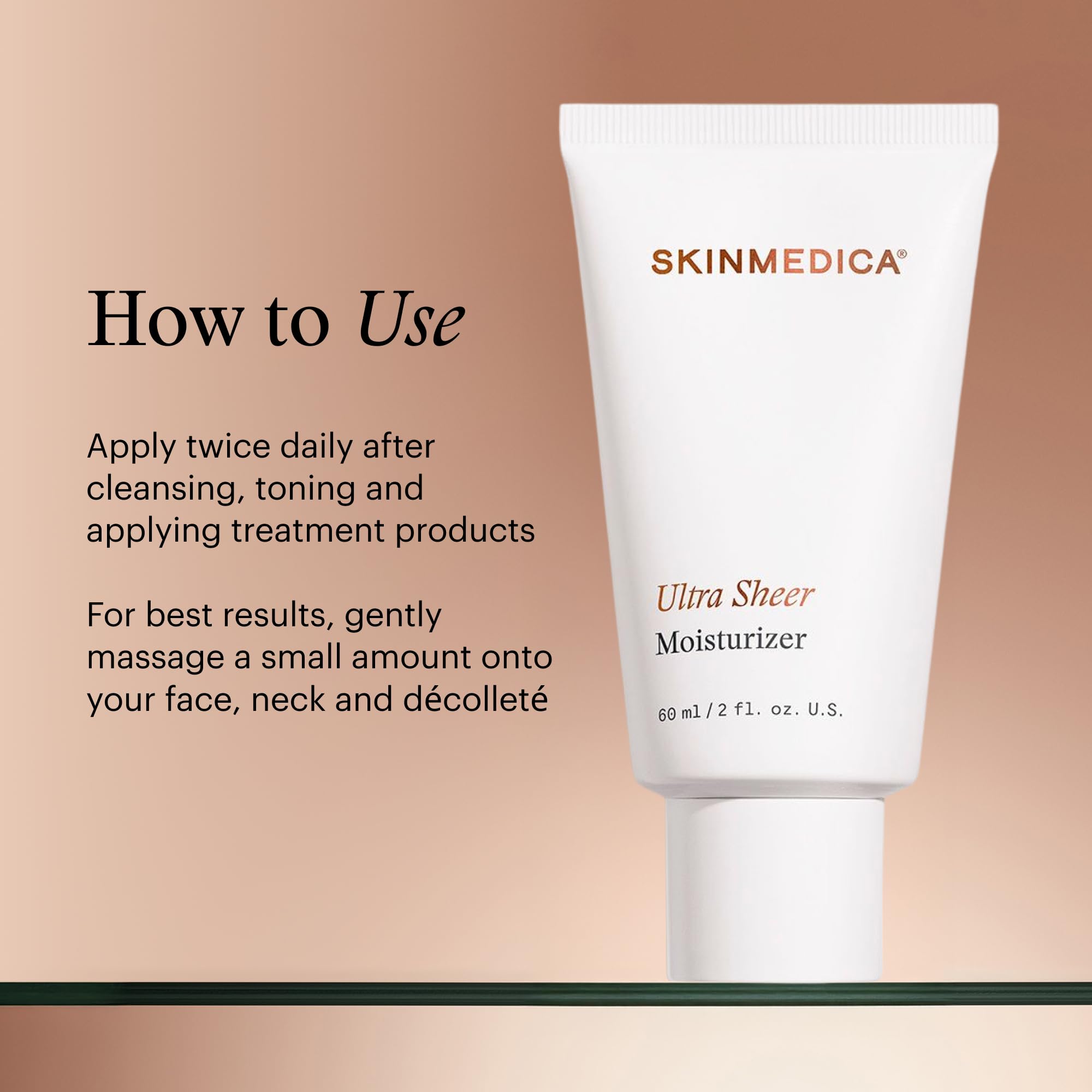 SkinMedica ingredients label close-up showing vitamins C and E for antioxidant benefit