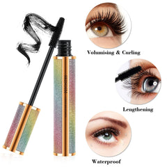 SKINOSM before and after lashes showing length and separation benefit