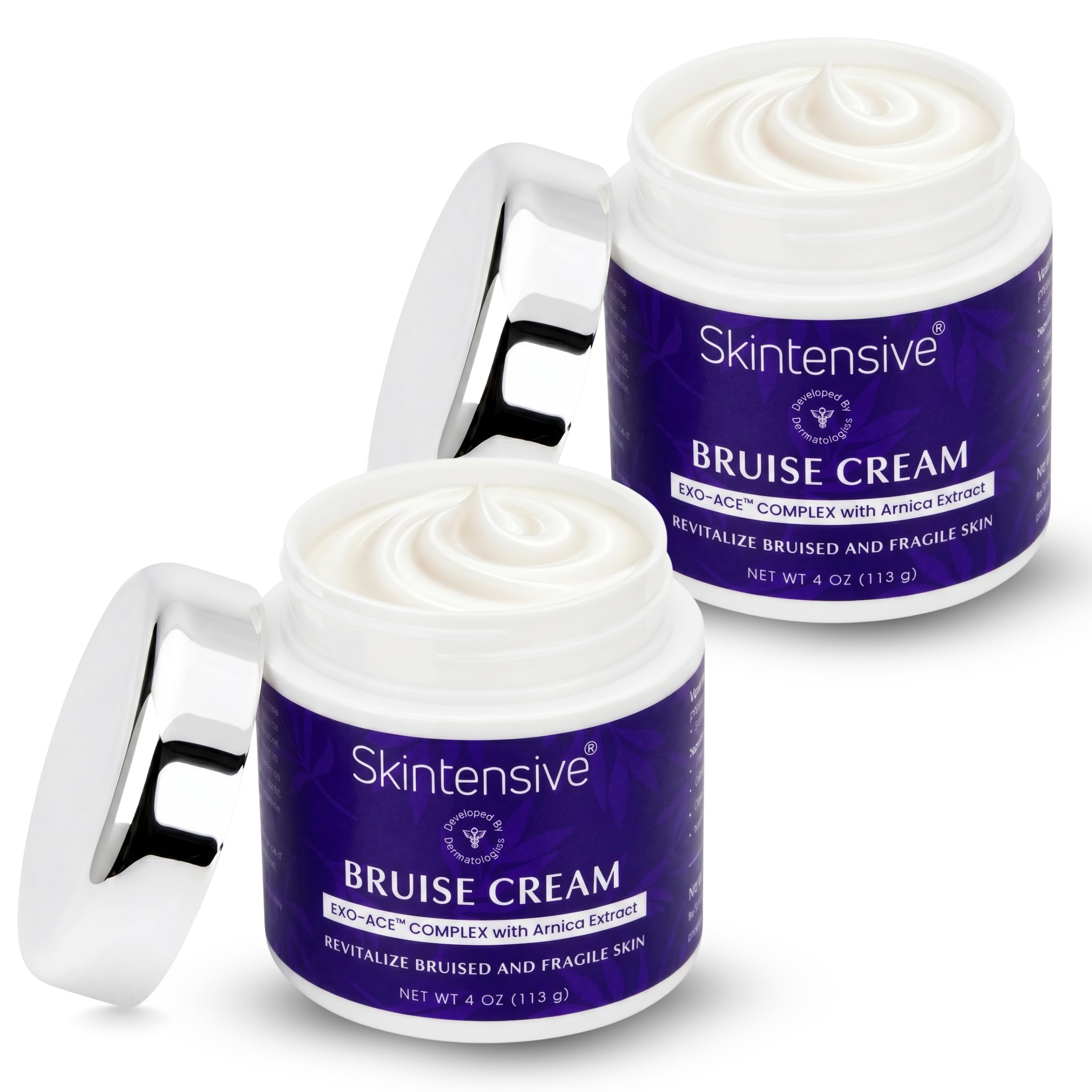 SKINTENSIVE front packaging showing product and benefits