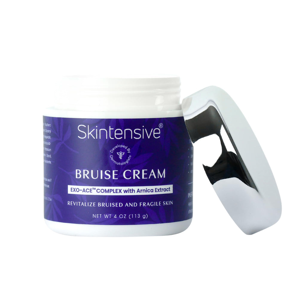 SKINTENSIVE open jar displaying cream texture and easy spreadability