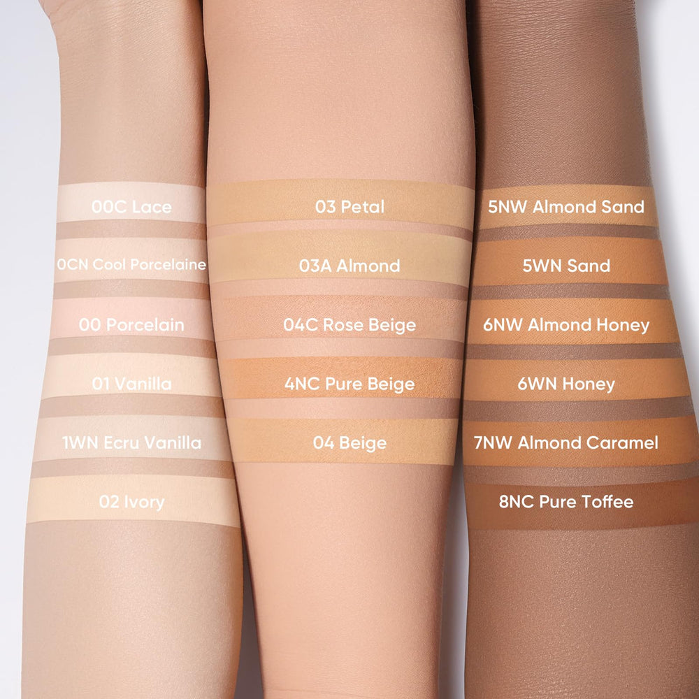 SKINTIFIC dual-sided puff detail with soft and sponge sides benefit: versatile coverage options