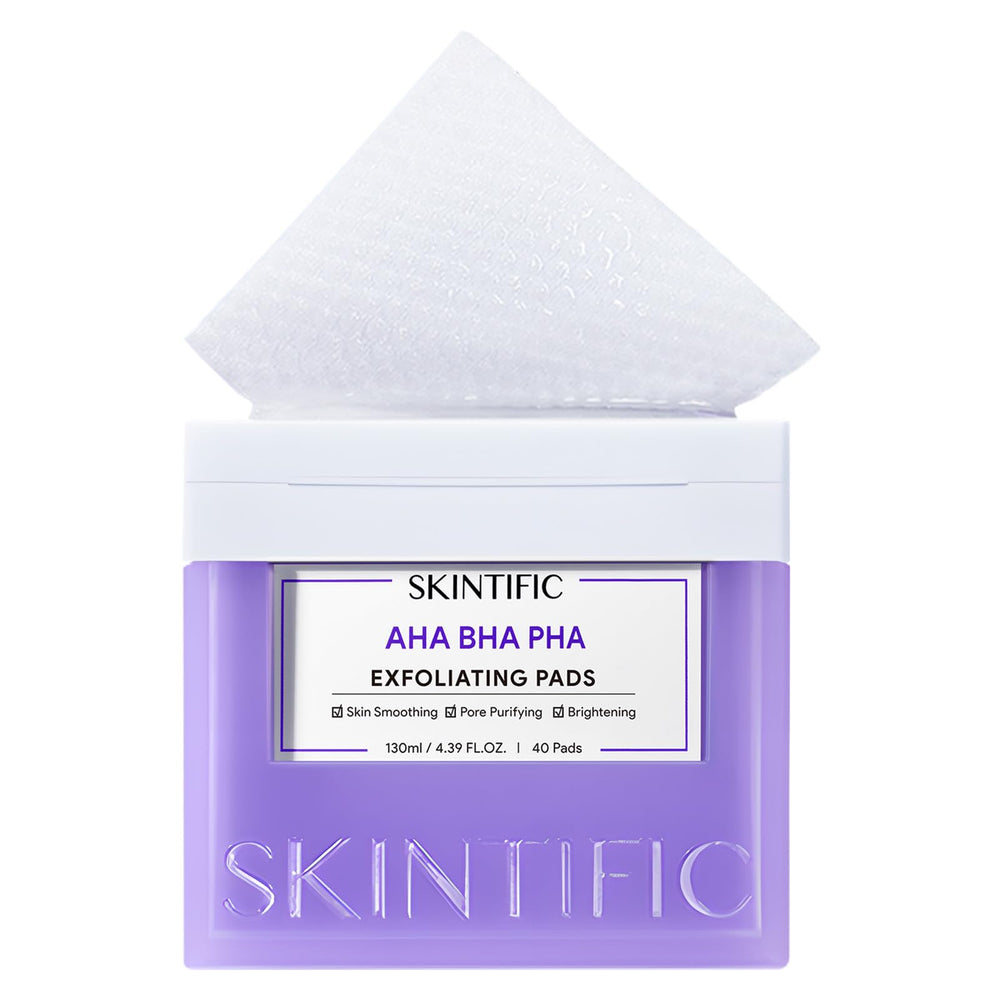 SKINTIFIC front packaging showing product and benefits