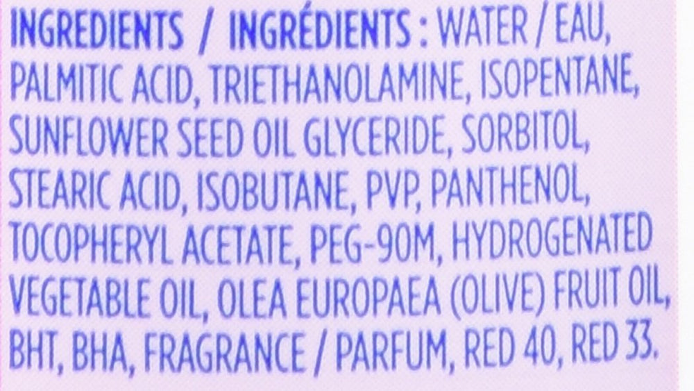 Skintimate Raspberry Rain can inside a gym bag ready for travel and quick touch-ups