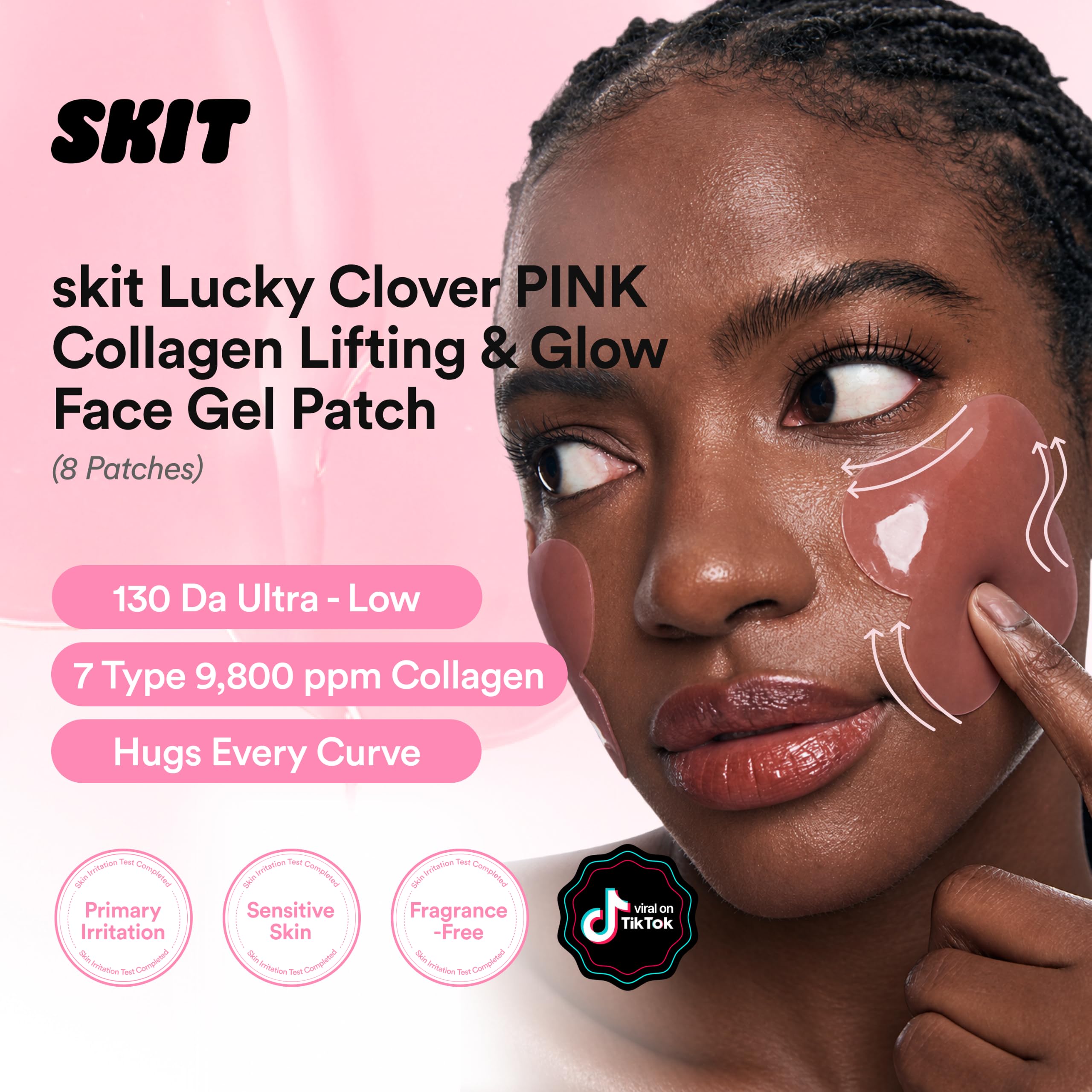 skit single four-leaf clover patch close-up for targeted lift