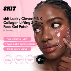 skit single four-leaf clover patch close-up for targeted lift