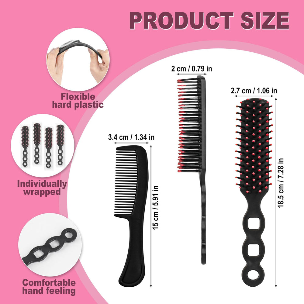 skourvut individually wrapped comb illustrating sanitary travel benefit