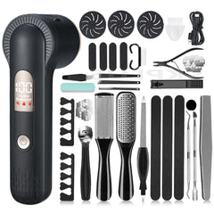 SKPLUS front view showing callus remover and vacuum for convenient cleaning