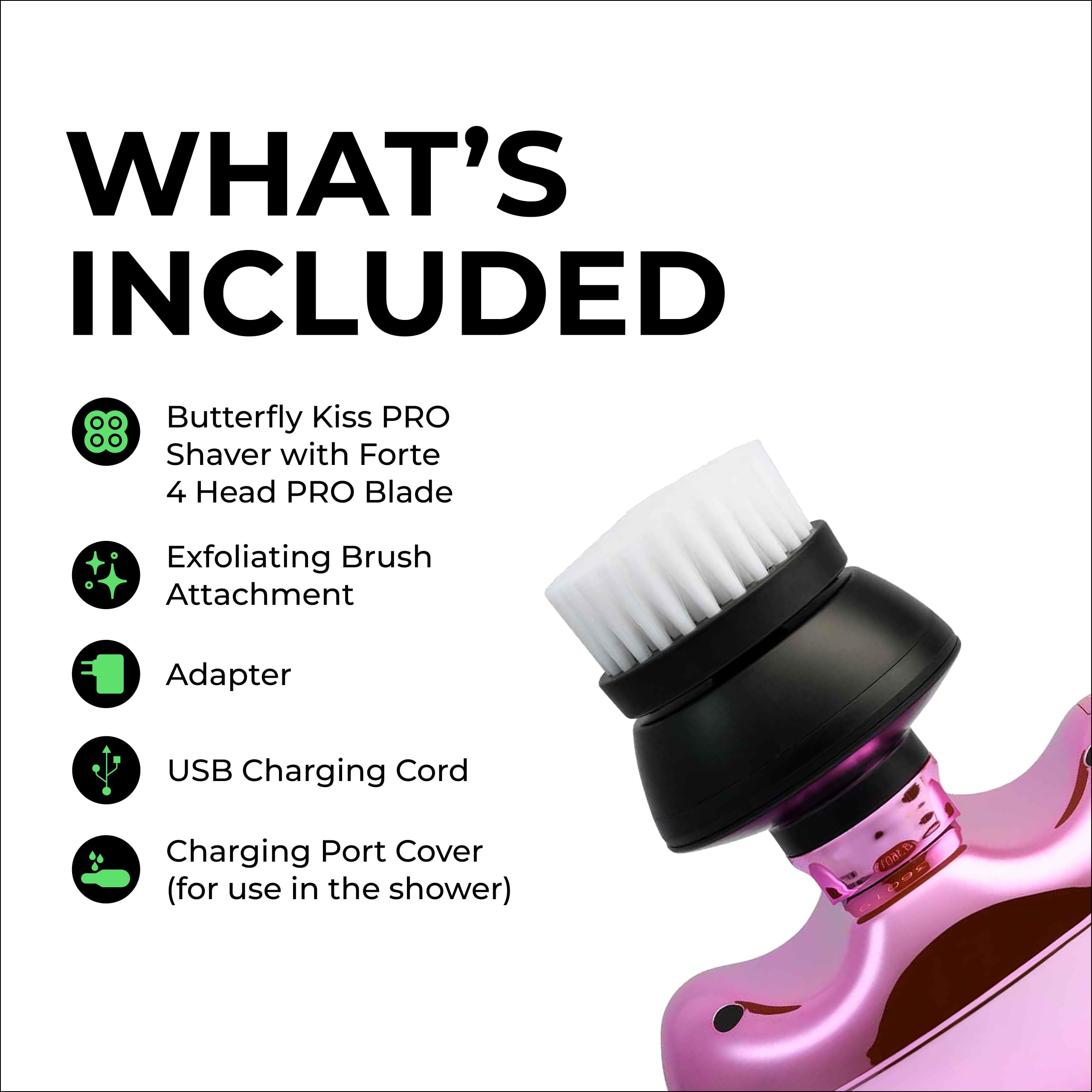 Skull Shaver Butterfly Kiss PRO packaging and accessories for ready-to-go kit